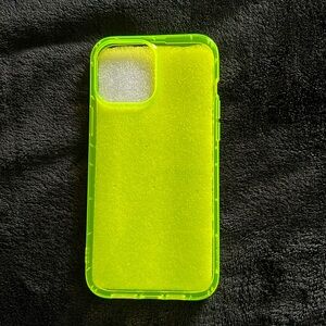 Neon green phone case